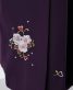 卒業式袴単品レンタル[刺繍]紫にバラとハート刺繍[身長158-162cm]No.642